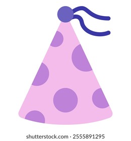 Party Hat New year icon illustration