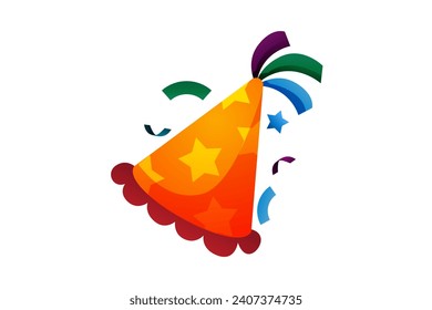 Party Hat New Year Sticker