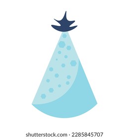 Party hat on white background