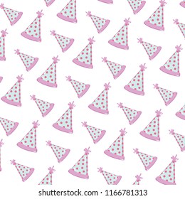 party hat with points decoration background