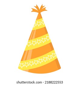 Party hat set isolated on a white. Vector illustration