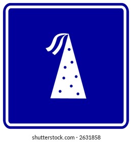 party hat sign