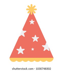
A party hat with star decoration
