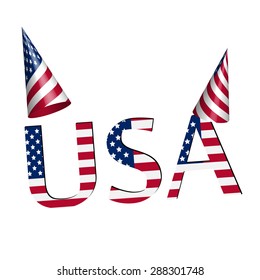 Party Hat and USA Independence Day Clip Art