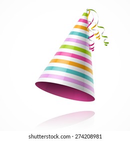 Party hat. Vector.