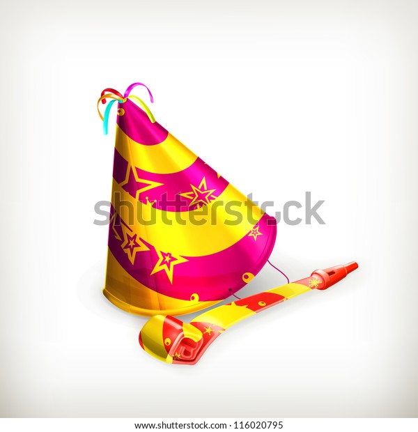 Party Hat Vector Stock Vector (Royalty Free) 116020795
