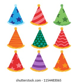 Party Hat Vector Collection Design