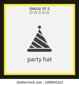 party hat   vector icon