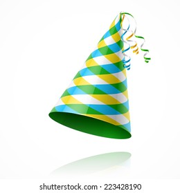 Party hat. Vector illustration.