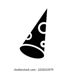 party hat vector illustration on white background