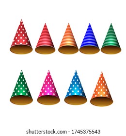 Party Hat,Party hat Birthday element for celebrating birthdays online social distancing together,Digital greeting,birthdays,eCards for Birthday online,Sale Promotion,isolated vector,birthday decoratio