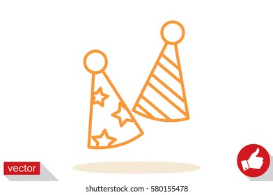 Party hats vector icon