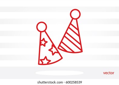 Party hats vector icon