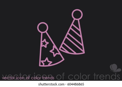 Party hats vector icon