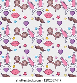 party headbands ears event decoration background