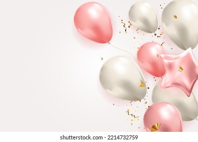 Party Holiday Birthday Background Vector Illustration