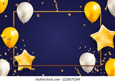 Party Holiday Birthday Background Vector Illustration