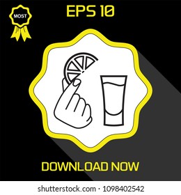 Party Holiday Event  Elements. Celebration. Food. Drink. Accessories, Music, Alcohol .Illustration in flat design .Vector Icon