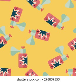 party horn flat icon,eps10 seamless pattern background
