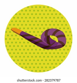 party horn theme elements vector,eps