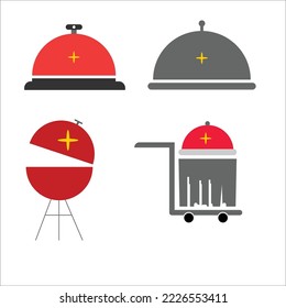 party icon  download .  Food Dom Vector . Tray food icon Bundle.