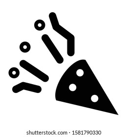 party icon glyph vector design