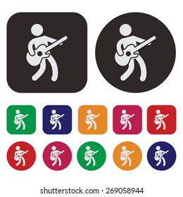 Party icon / Guitar icon