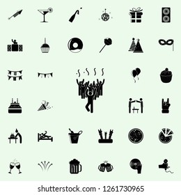 a party icon. Party icons universal set for web and mobile