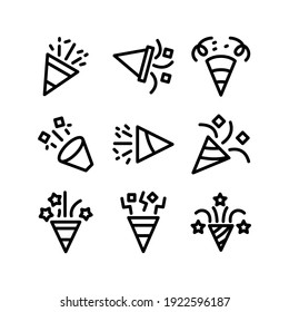 party icon or logo isolated sign symbol vector illustration - Collection of high quality black style vector icons
