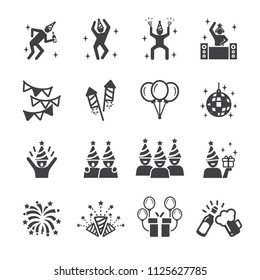 Party icon set