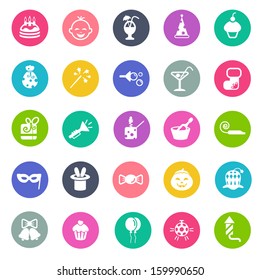 Party icon set 