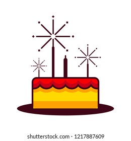 Party icon template vector. Celebration vector illustration. Thin line icons for party