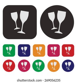 Party icon / Wine Glass icon
