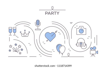 Party Icons Concept