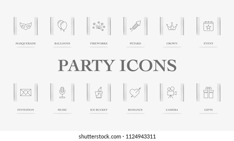 Party Icons Concept