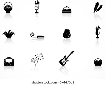 Party icons set
