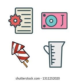 party icons set. vector set about [ iconsRandom:4] icons set.