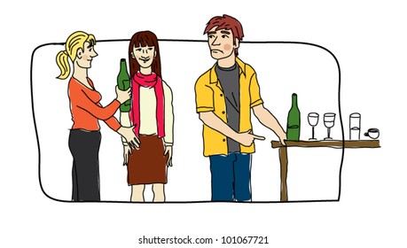 Party, illustration