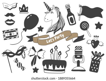 Party illustration Vector for banner, poster, flyer