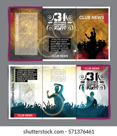 Información de las partes, distribución de folletos, vector