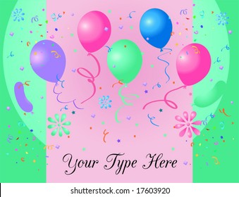 Party invitation or card