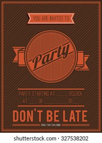 Party invitation card