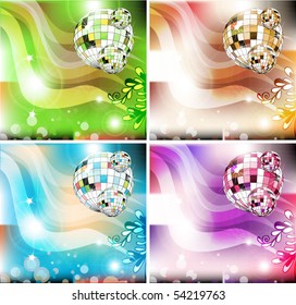 Party invitation layout for text