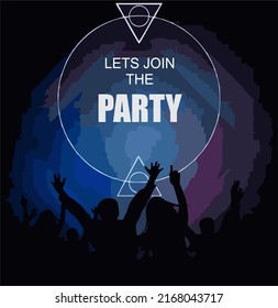 party invitation template with a simple design