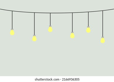 party light bulb background illustrator
