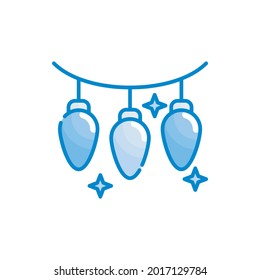 Party Lights vector blur colours icon style illustration. EPS 10 File