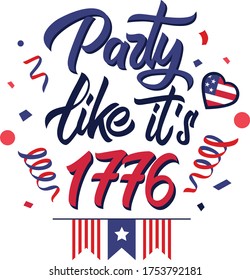 Party like it's 1776 quote