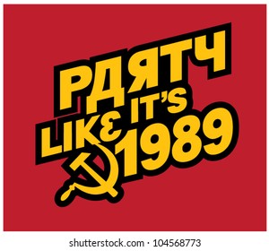 Party Like It's 1989