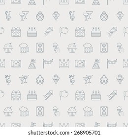 party line icon pattern set