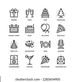 PARTY LINE ICON SET